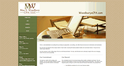 Desktop Screenshot of maxwoodburycpa.com